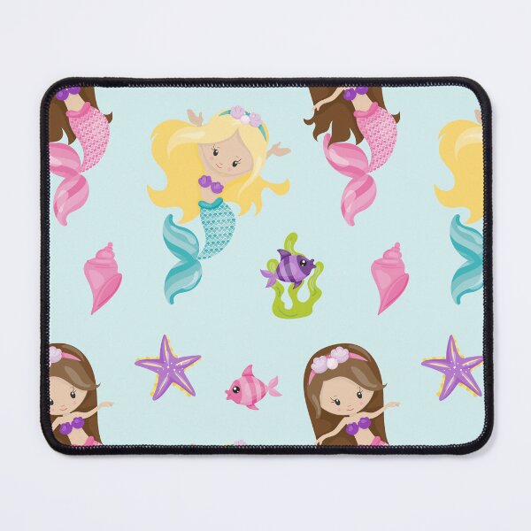 Item preview, Little Mermaid Girls Pattern  designed and sold by ArtMeetsPizza.