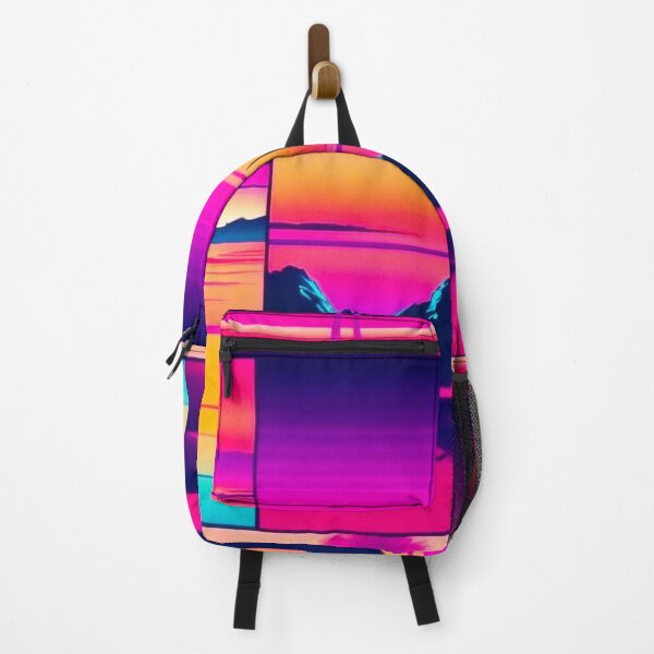 Item preview, Abstract Retro Synthwave Vaporwave Tropical Aesthetic Décor designed and sold by SassyArtistry.
