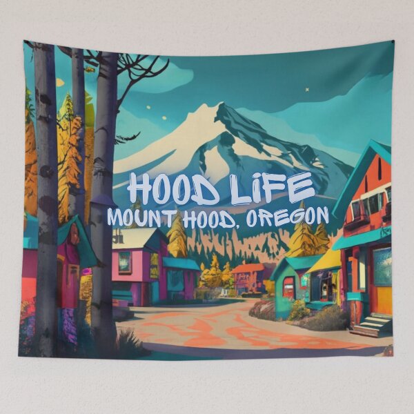 Item preview, Hood Life Mt. Hood Village Oregon designed and sold by OregonsOwn.