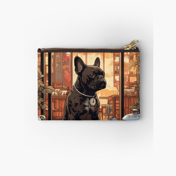 Item preview, Copy of French Bulldog in a Parisian Cafe designed and sold by Johnelh.