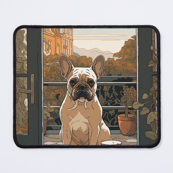 Item preview, Copy of French Bulldog in a Parisian Cafe designed and sold by Johnelh.
