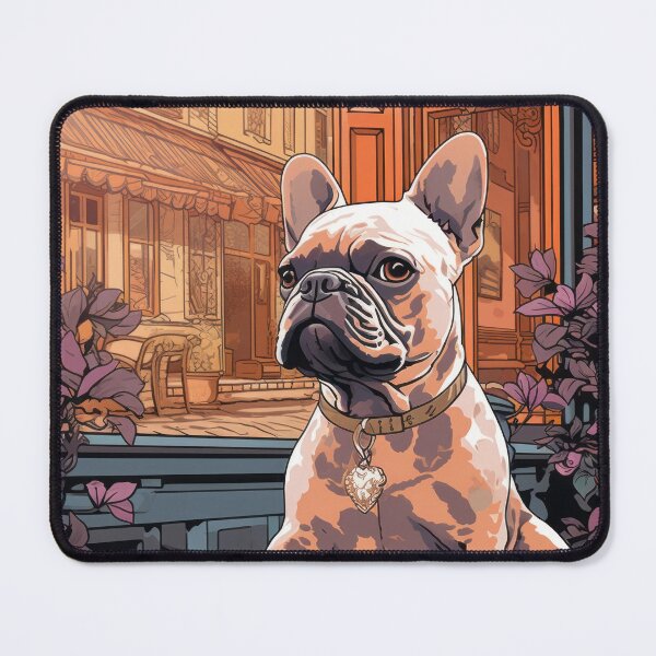 Item preview, Copy of French Bulldog in a Parisian Cafe designed and sold by Johnelh.