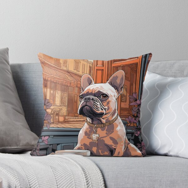 Item preview, Copy of French Bulldog in a Parisian Cafe designed and sold by Johnelh.