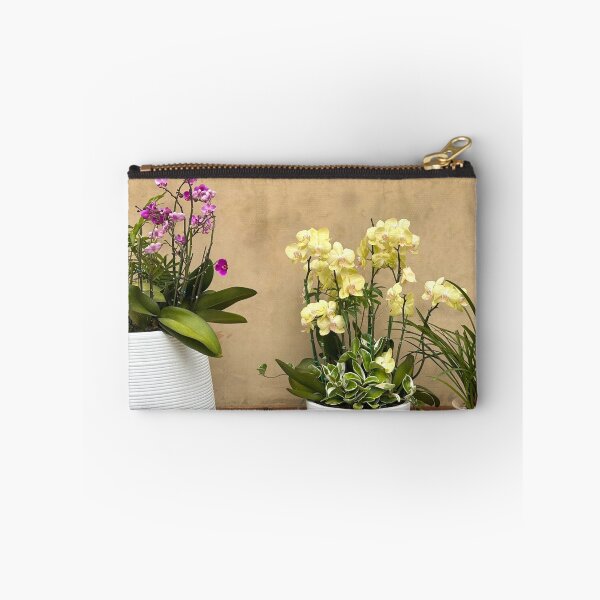 Item preview, Flower Pots Against a Clay Wall - Floral Wall Art designed and sold by YemmyZImages.
