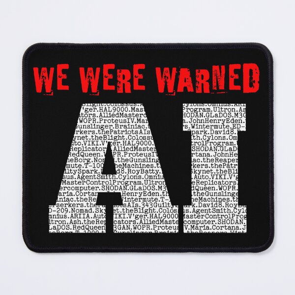 Item preview, AI: We Were Warned designed and sold by milesromney.