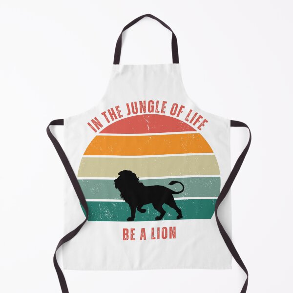 Item preview, In the jungle of life a lion colorful retro vintage lion - t-shirt designed and sold by Cuteanimecorner.