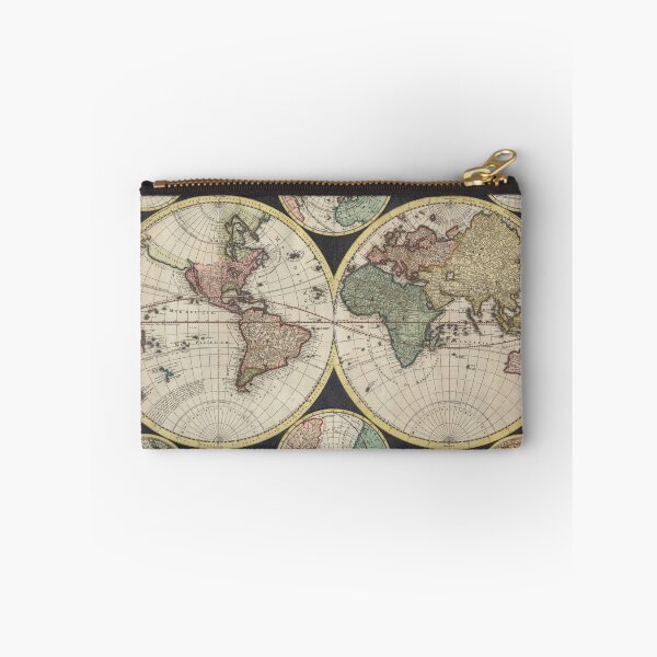 Item preview, Vintage Map of The World (1696) designed and sold by BravuraMedia.