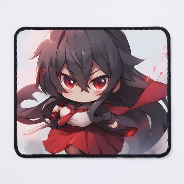 Item preview, Akame AGK Cute Anime Girl – Chibi Style designed and sold by DGitaldreamgirl.