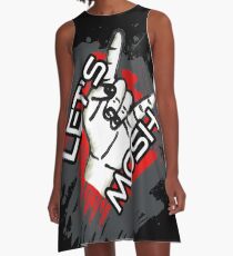 Let's Mosh A-Line Dress