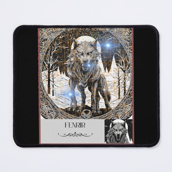 Item preview, Fenrir Norse Mythology designed and sold by MINOSDESIGN.
