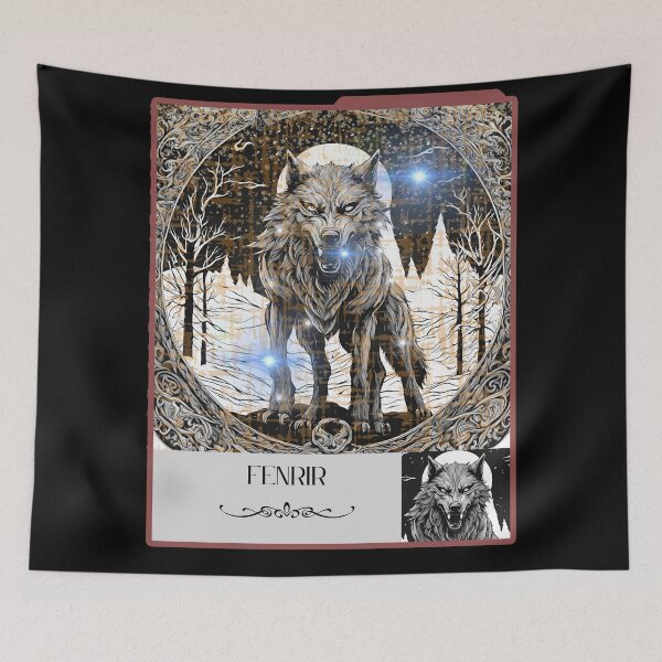 Item preview, Fenrir Norse Mythology designed and sold by MINOSDESIGN.