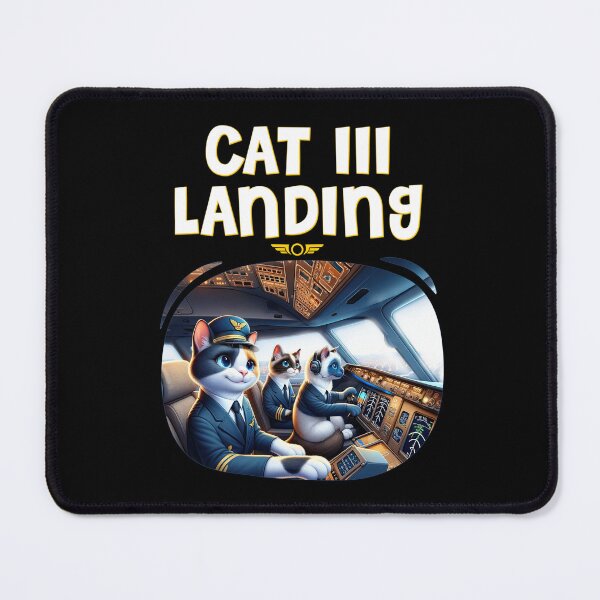 Item preview, Pilot CAT III Landing Illustration designed and sold by Uppercase Tees.