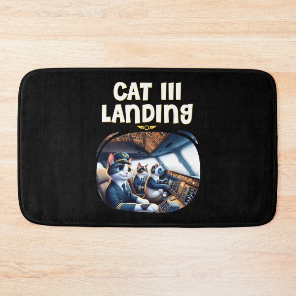 Item preview, Pilot CAT III Landing Illustration designed and sold by Uppercase Tees.