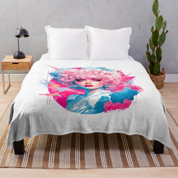 Item preview, Subtle Trans Pride Art Retro 80s Woman designed and sold by ArtliciousHUMAN.