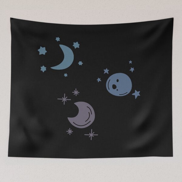 Item preview, Boho Celestial Moon and Stars designed and sold by HeatherAnn2023.