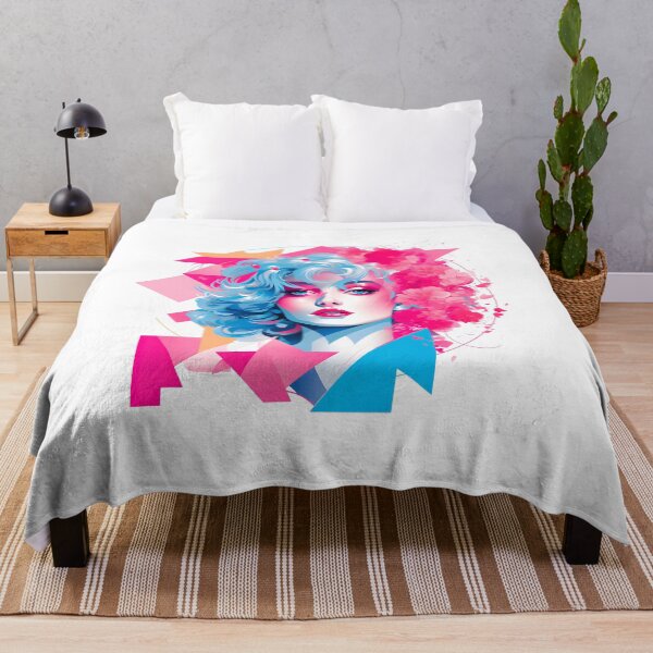 Item preview, Subtle Trans Pride Art Retro 80s Woman designed and sold by ArtliciousHUMAN.