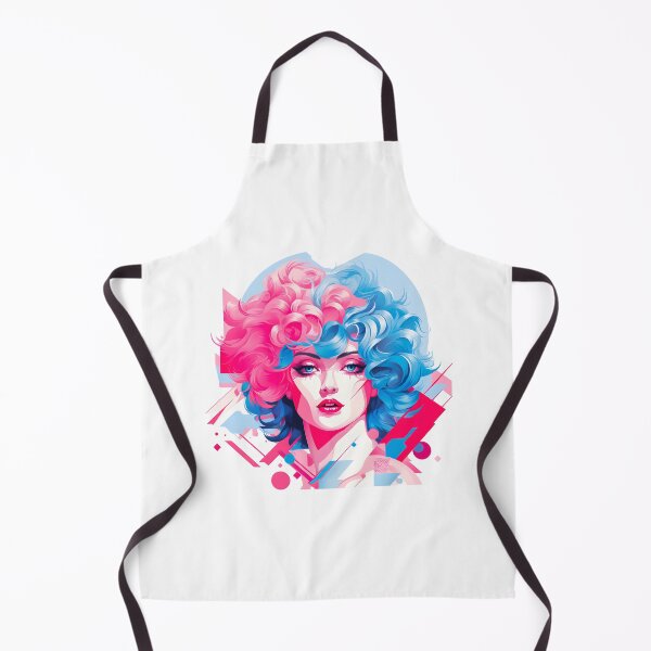 Item preview, Subtle Trans Pride Art Retro 80s Woman designed and sold by ArtliciousHUMAN.