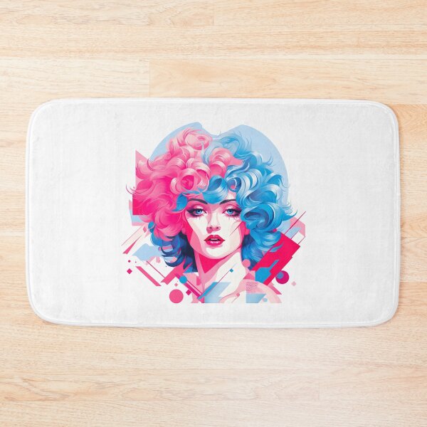 Item preview, Subtle Trans Pride Art Retro 80s Woman designed and sold by ArtliciousHUMAN.