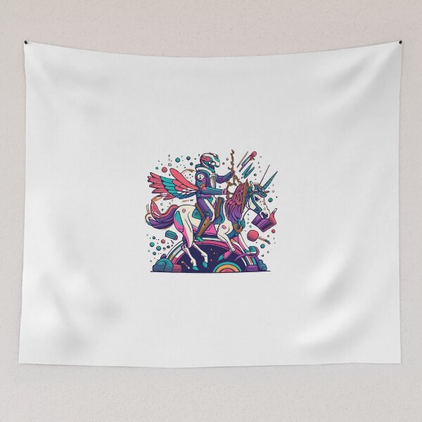 Item preview, Unicorn in war designed and sold by SabyDigitalArt.