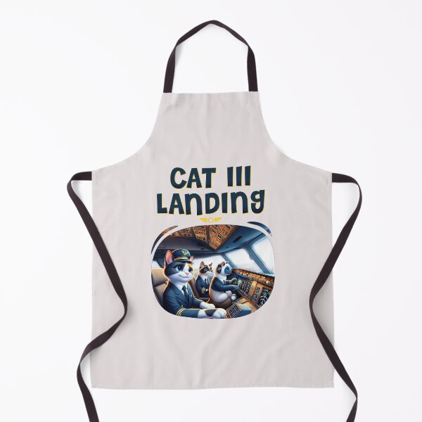 Item preview, Aviation Pilot CAT III Landing Illustration designed and sold by Uppercase Tees.