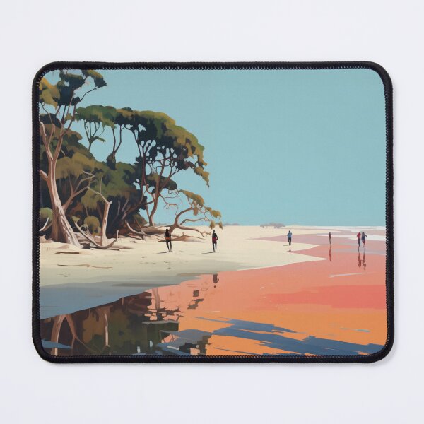 Aperçu de l'œuvre Plage de l’île Hunting créée et vendue par StephyCreative.