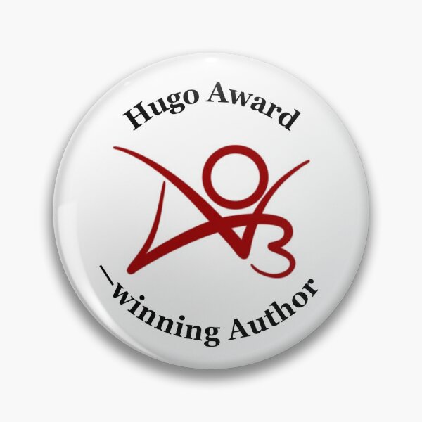AO3 Hugo Award-winning Author light mode Pin