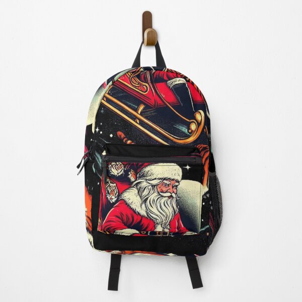 Item preview, Tigers pulling Santa's sleigh in space designed and sold by LemuellTrends.