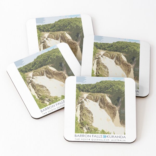 Item preview, Waterfalls FNQ Poster 4 designed and sold by Randell Burke.