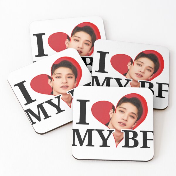 Item preview, Kpop Stray Kids SKZ  Bangchan I Love My Boyfriend Heart designed and sold by StarBunnyDesign.