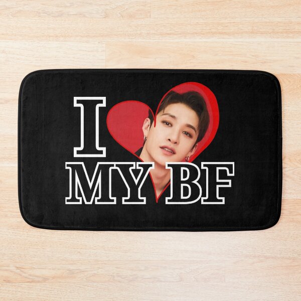 Item preview, Kpop Stray Kids SKZ  Bangchan I Love My Boyfriend Heart designed and sold by StarBunnyDesign.