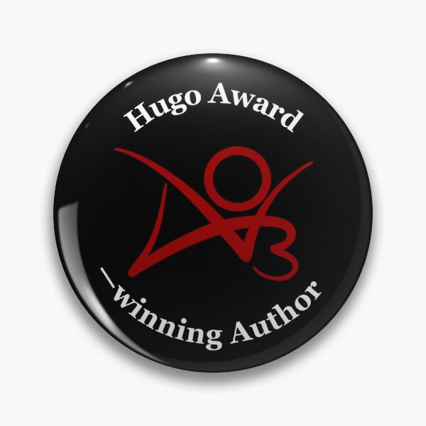 AO3 Hugo Award-winning Author dark mode Pin