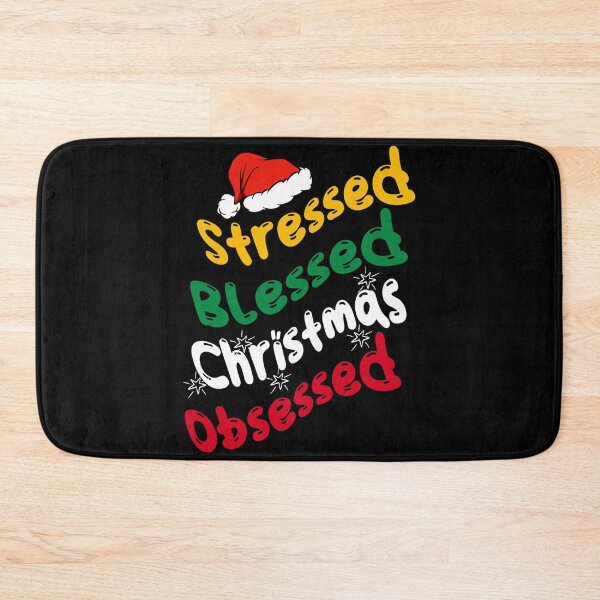 Item preview, Stressed, Blessed, Christmas, Obsessed  designed and sold by MtValleyDesign.