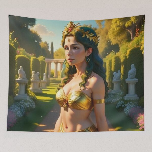 Item preview, Priestess at the Temple of the Garden of the Gods designed and sold by afrancisCL.