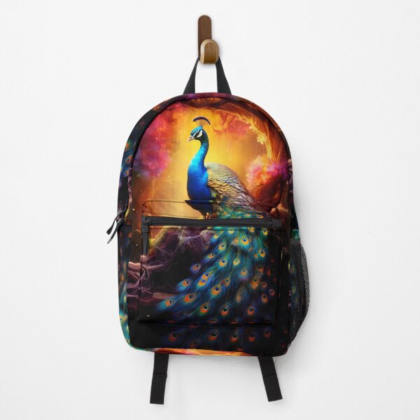 Item preview, Rainbow Peacock designed and sold by Art by Lilia.