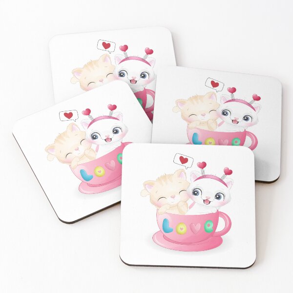 Item preview, two cats in love cup, double cat in love cup, cute cats in love cup designed and sold by GreyStanzione1.
