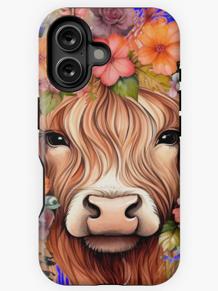 Imagen 1 de 4, Funda de iPhone con la obra Highland Cow, diseñada y vendida por Sandwhit.