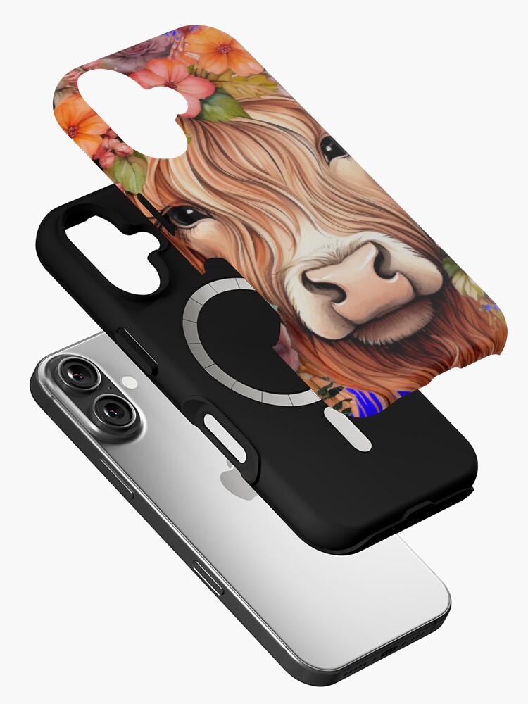 Imagen 2 de 4, Funda de iPhone con la obra Highland Cow, diseñada y vendida por Sandwhit.