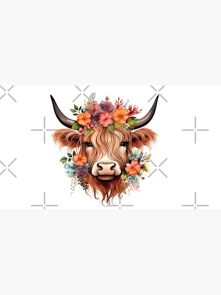 Imagen 6 de 6, Gorro de pescador con la obra Highland Cow, diseñada y vendida por Sandwhit.
