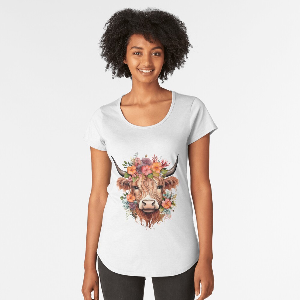 Vista previa del artículo con la obra «Camiseta premium de cuello ancho», diseñado y vendido por Sandwhit.