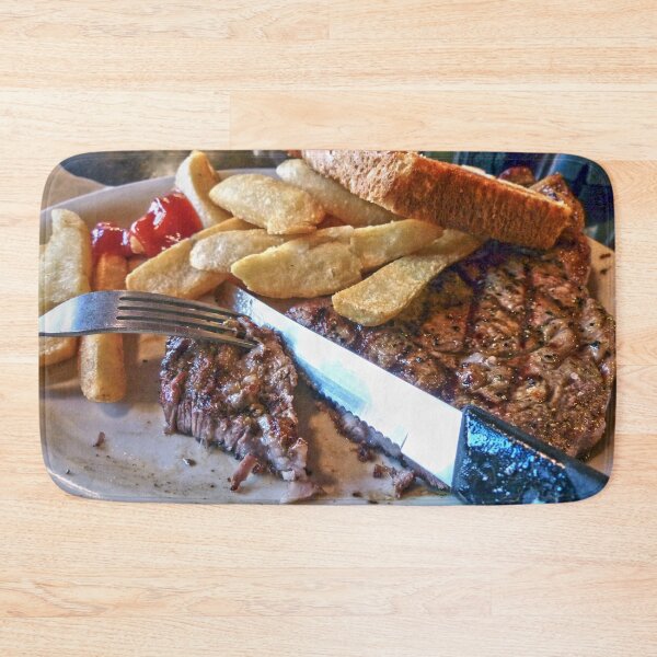 Artikelvorschau, Steak-Abendessen entworfen und verkauft von Frankie Cat Photography.