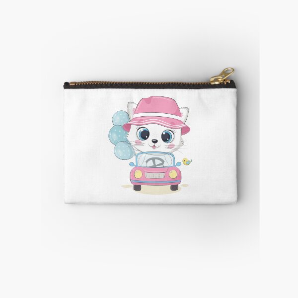 Item preview, cute kitten driving car, kitten driving car with balloon, kitten character driving car designed and sold by GreyStanzione1.