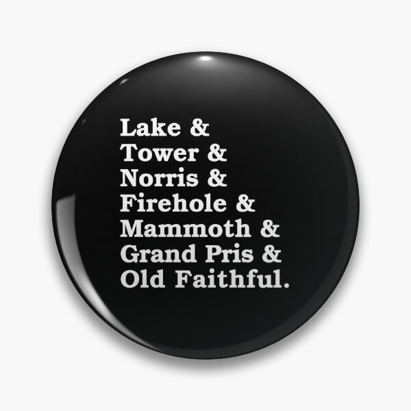 Item preview, Iconic Yellowstone Places designed and sold by lizardisland.