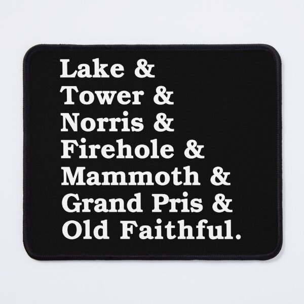 Item preview, Iconic Yellowstone Places designed and sold by lizardisland.
