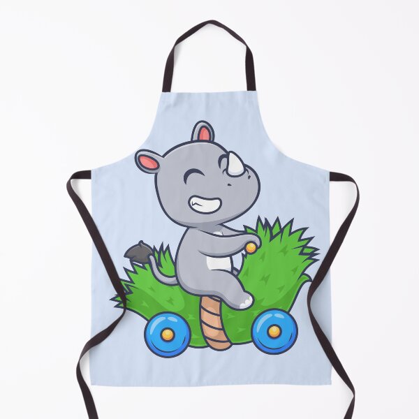 Item preview, Cute Rhino on Grass Motorcycle designed and sold by hjian8219.