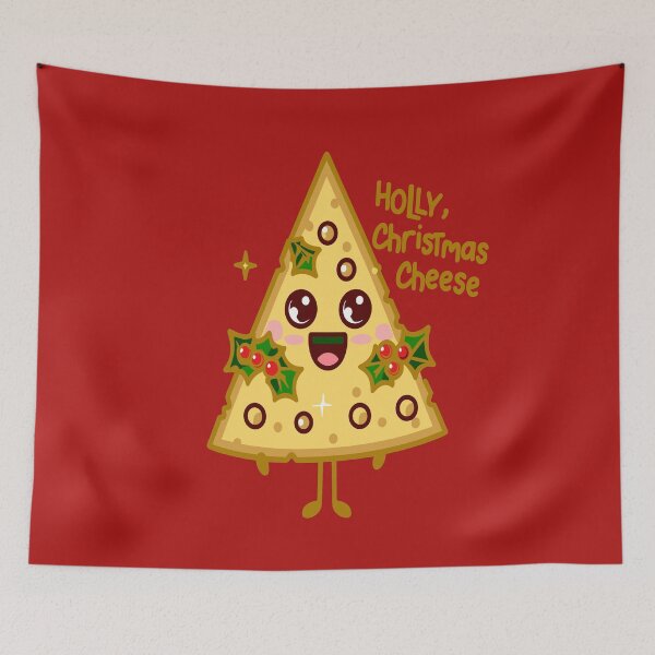 Item preview, Holly Christmas Cheese designed and sold by WondersByMel.
