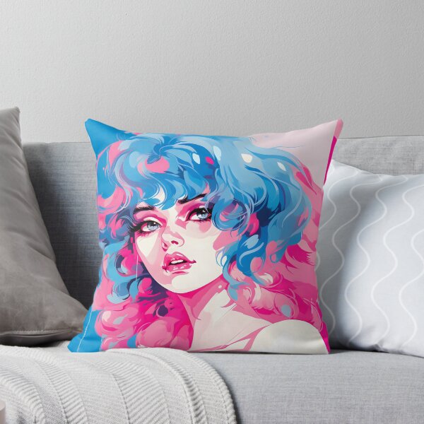 Item preview, Subtle Trans Pride Art Retro 80s Girl designed and sold by ArtliciousHUMAN.