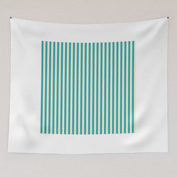 Aperçu de l'œuvre Design décoratif comtemporain rayé vert émeraude créée et vendue par Martstore.