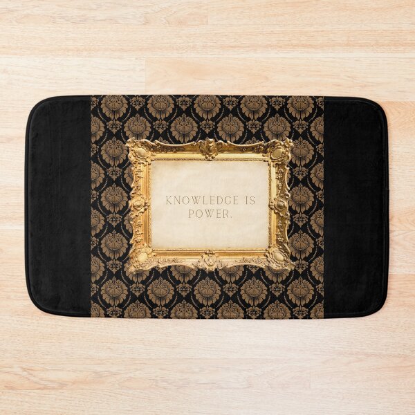Item preview, Knowledge is Power Dark Academia frame design / Sticker designed and sold by WildBeauty.