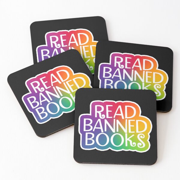 Item preview, Read Banned Books Sticker Black designed and sold by baranskini.