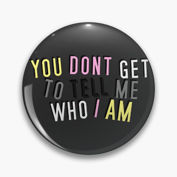 Item preview, Queerplatonic | YOU DON'T GET TO TELL ME WHO I AM designed and sold by Vira Magnus Layton.
